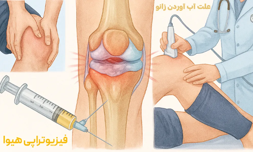 علت آب آوردن زانو