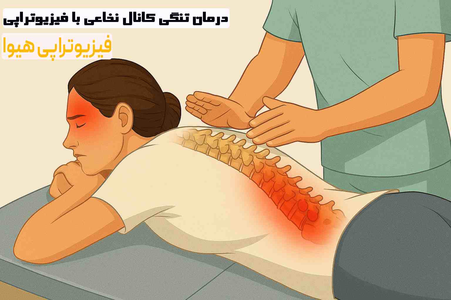 درمان تنگی کانال نخاعی با فیزیوتراپی 