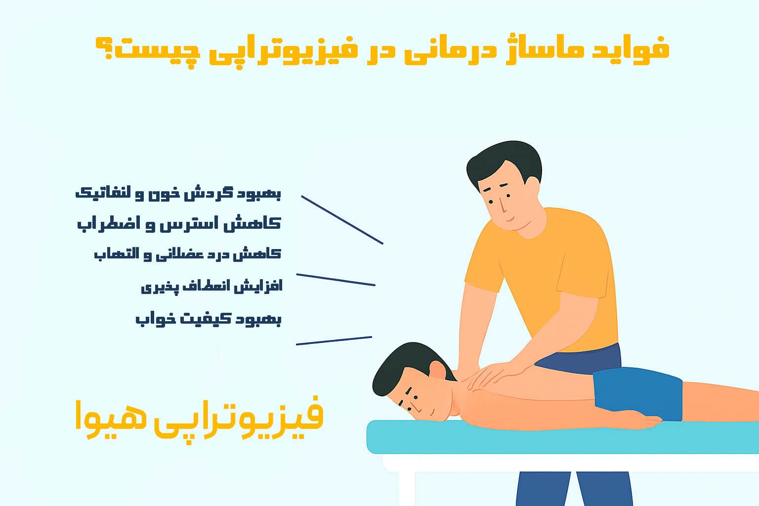 فواید ماساژ درمانی در فیزیوتراپی چیست؟