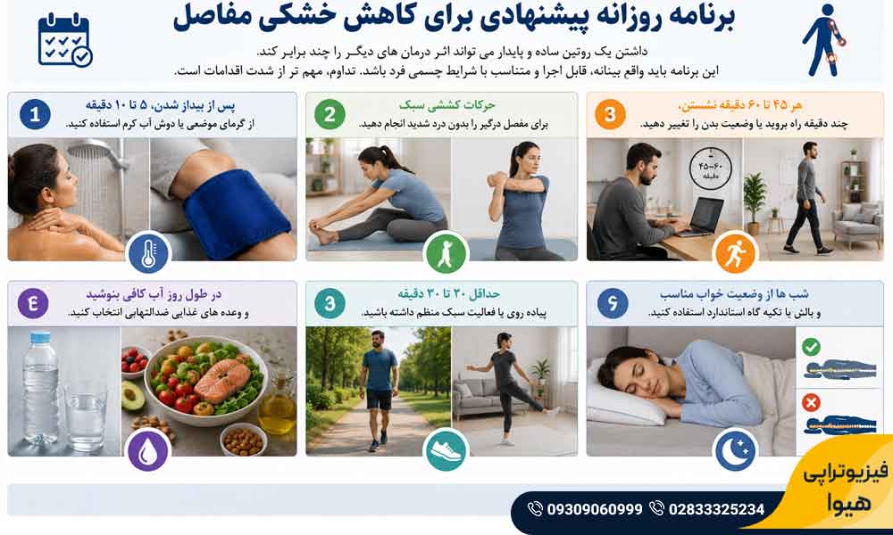 درمان خشکی مفاصل